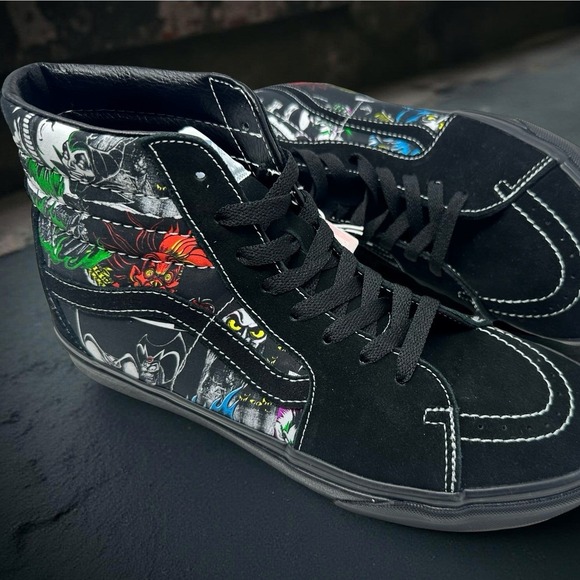 Disney x Vans SK8-Hi 100 Villains Sneakers Shoes Limited Edition M 6.5, W 8.0 - Picture 8 of 14